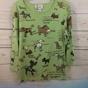 Ladies Lighthouse Apparel Dog Top